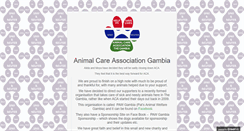Desktop Screenshot of animalcaregambia.com