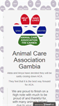 Mobile Screenshot of animalcaregambia.com